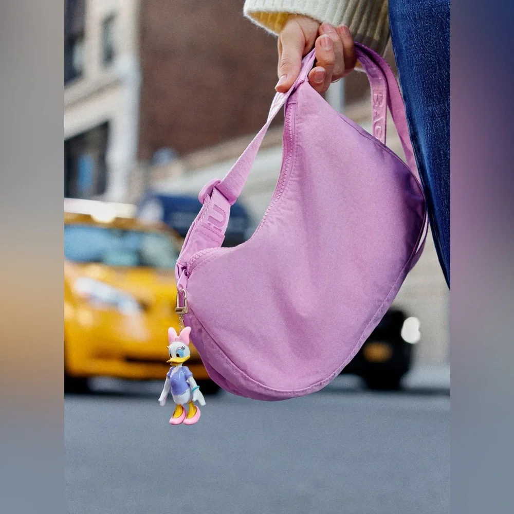 Disney Daisy Duck Classic Enamel Bag Charm NEW
